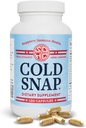 Snap Dynasty Cold Snap - 120ct 캡슐, 1 팩 - 모든 연령대의 식물 기반 종합 면역 건강 지원, 콜드 및 플러 지원을위한 신속한 보조제, 제약 없음
