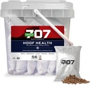 공식 707 Hoof 건강 Equine 보충교재, 매일 신선한 팩, 56 일 공급 - Biotin, 아미노산 및 광물은 건강한 말 호브를 개량하고 지원하기 위하여
