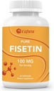 Fisetin 보충교재, 자연적인 생물 활성 플라보노이드의 100mg, 순수한 98%, 노후화 지원, 비 GMO, 글루텐 자유로운, 60의 캡슐, 60의 서빙