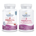 Nordic Naturals Prenatal Starter Pack - Prenatal DHA 및 Prenatal Multivitamin 정제