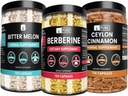순수한 본래 성분 Berberine, 쓴 Melon 및 Ceylon Cinnamon 캡슐 뭉치 (730의 캡슐) 마그네슘 또는 밥 충전물 없음