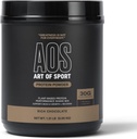스포츠의 예술 30g 단백질 분말, 초콜렛, Athletes를 위한 단백질, 근거한 식물 & 글루텐, 0g 설탕, 5g BCAA, 3.5g MCT, 1.21lb tub