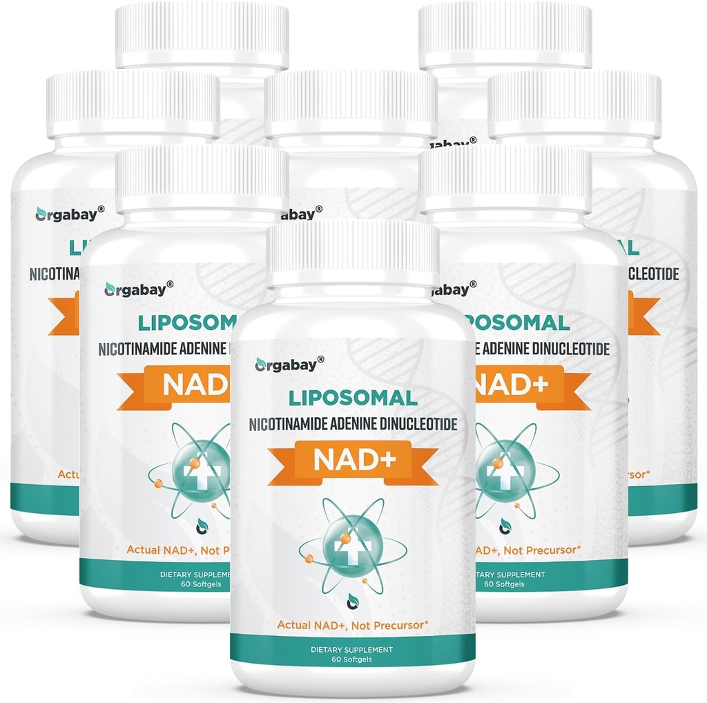 Orgabay Liposomal NAD + 보충 500 mg, 높은 흡수, TMG 250 mg, Nicotinamide Riboside, 지원 세포 에너지, 건강한 노후화 인후화 인후화 인후화 인후화 인후화 인후화 인후화 인후화 인후화 인후화 인후화 인후화 인후화 인후화 인후화 인후화 인후화 인민 공화국