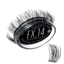 Lashify Fluffy FX 14mm Gossamer DIY Eyelash Extensions Refill, 대부분의 Curliest 및 Fluttery 외관, 검정, 쉬운 False Lashes