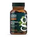 가이아 허브 Eleuthero 뿌리 - 에너지, 체력 및 정신 내구시간 지원 - Eleuthero 루트 (Siberian Ginseng) Adaptogen 초본 보충 - 60 Vegan 액체 Phyto-Capsules (30 일 공급)