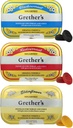 GRETHER'S Sugarfree Pastilles Blackcurrant, Elderflower & Redcurrant - 가수를위한 선물 - 건조한 입 구호를위한 자연 Remedy - 2.1 oz (포장 3)