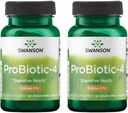 Swanson Probiotic-4 3 억 Cfu 60 Veg 모자 (2 팩)