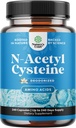NAC 보충교재 N 아세틸 Cysteine 600mg - Vegan 높은 흡수 비 Smelly NAC 600 mg 캡슐 생강 Precursor for Liver Cleanse Detox & Repair Plus Lung Health and Immunity Support (240ct)