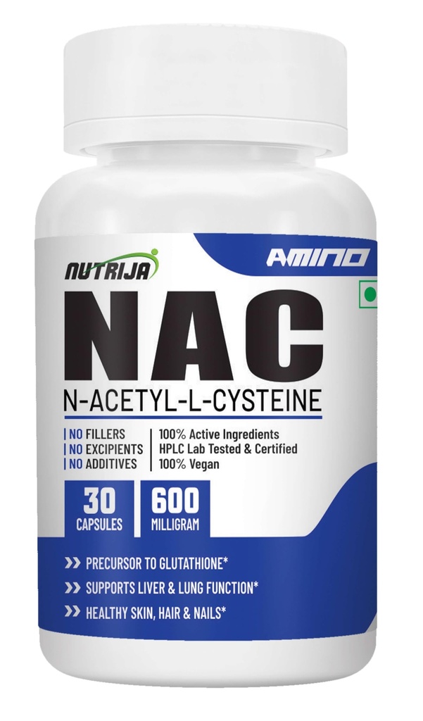 NAC (N 아세틸 L-Cysteine) 600mg - 30의 캡슐
