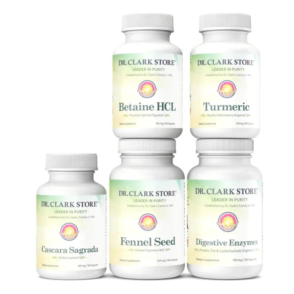 Clark Digestive Aid 박사 - 소화식 보충교재 대령 Cleanse - 균형 Intestinal Organism 및 - Nutrient 흡수 촉진 - 17 일 Cleanse