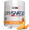 EHP Labs OxyShred Pre 운동 분말 & Shredding 보충교재 - L 글루타민 & Acetyl L 카르니틴, 에너지 부스트 음료를 가진 Preworkout 분말 - 와일드 멜론, 60의 서빙