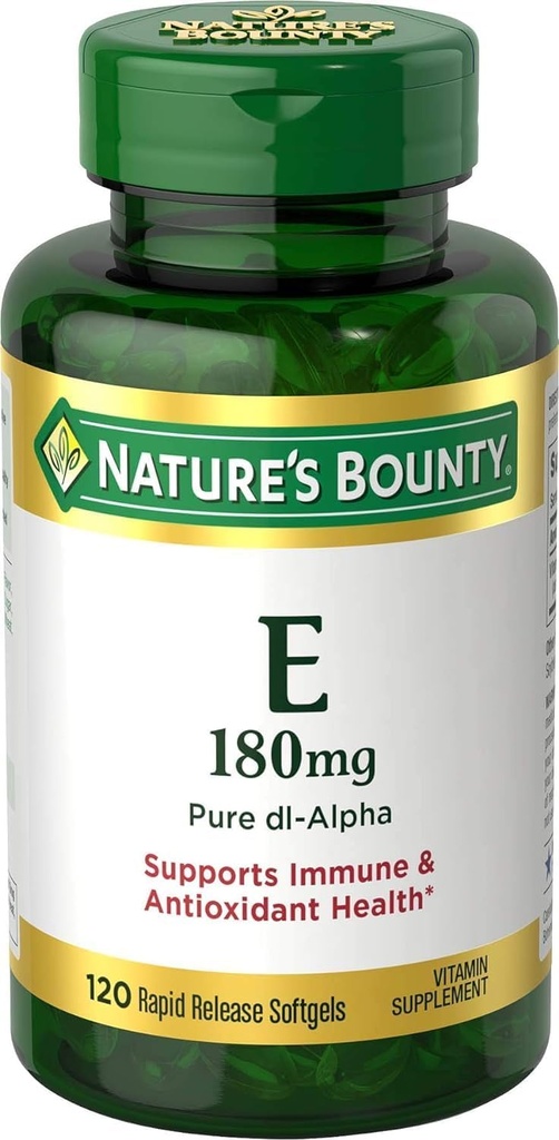 자연의 현상 비타민 E 400 IU Softgels 순수한 DL 알파 120 연약한 젤 (2의 포장)