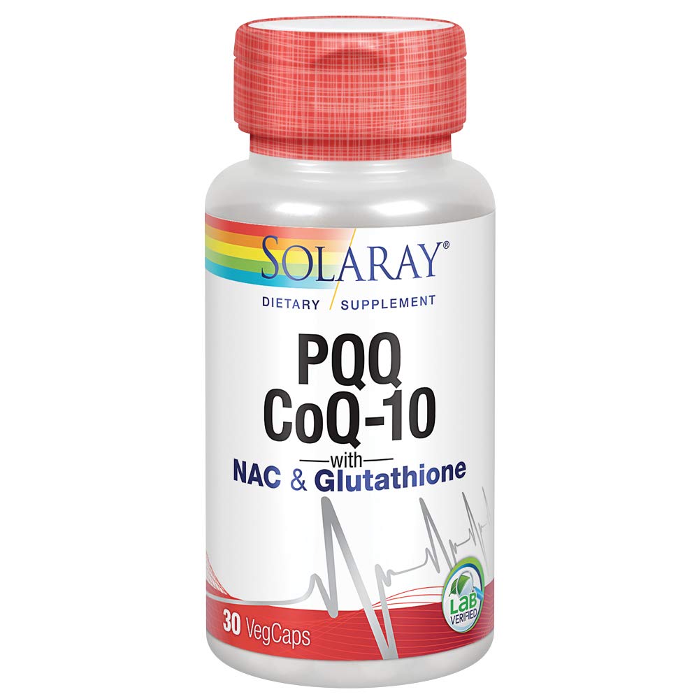 Solaray PQQ CoQ10, 심장 건강 지원, 30ct