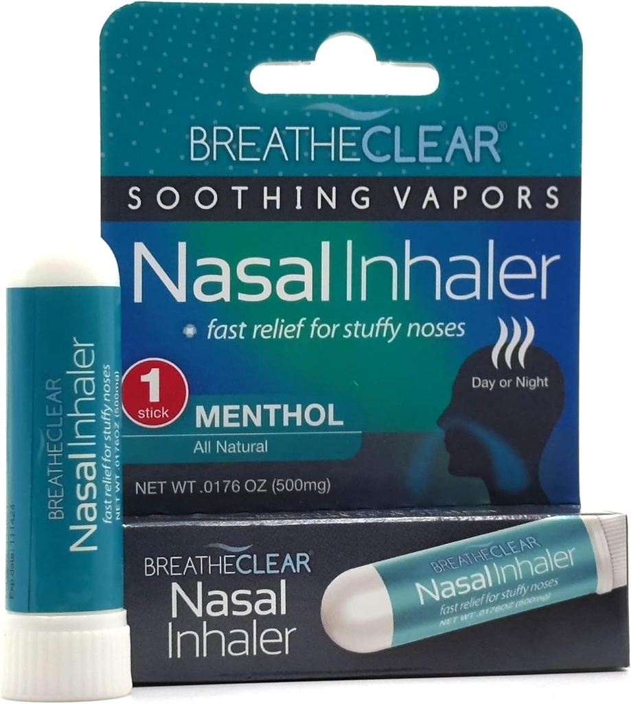 Soothing Vapors Nasal Inhaler - Stuffy Nose Relief / Portable Stick 1-Pack에 완벽한 번식 혼합