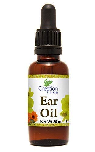 창조 농장 귀 기름은 Mullein, Calendula, St Johns Wort, Earwax 제거, Earache Soothing, Itchy Irritated, Cl가 붙은 또는 미국에서 만든 건조한 귀를 가진 자연적인 초본 기복을 떨어뜨립니다
