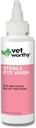 개를위한 Vet Worthy Eye Wash - 눈물 얼룩과 눈 자극을 방지하기 위해 개를위한 Gentle Eye Cleansing Solution - 눈물 얼룩, 먼지 및 눈 방전을위한 개 눈 클리너 - 4oz