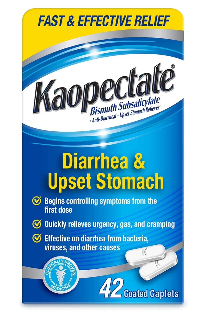 Kaopectate Multi-Symptom Anti-Diarrheal& Upset Stomach Reliever, 42의 모자