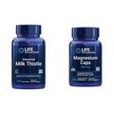 수명 연장 진보된 우유 이틀 120 Softgels 및 마그네슘 500mg는 간 건강, 해독 지원, 심장 건강 및 건강한 뼈를 위해 캡슐을 쌉니다
