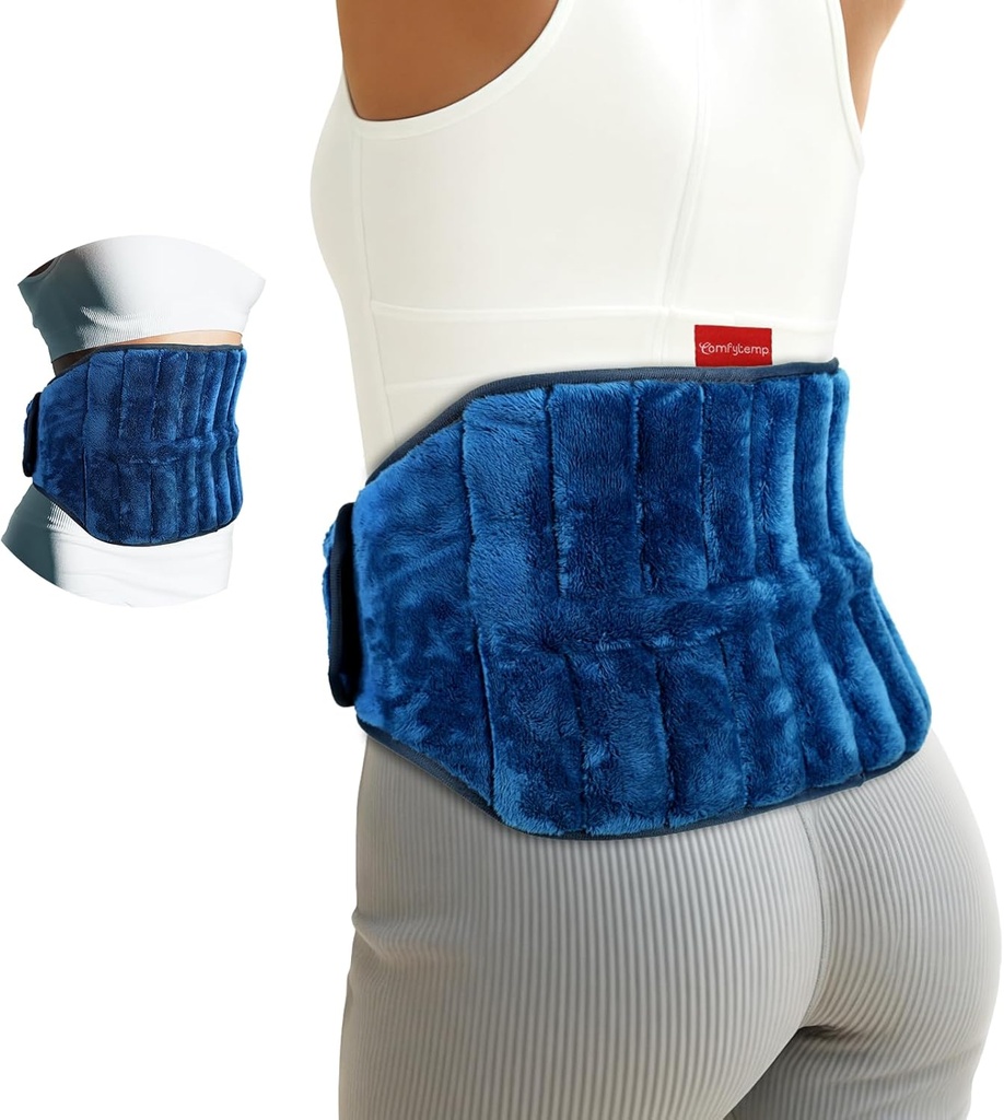 Back Pain Relief를 위한 Comfytemp 마이크로파 난방 패드, 기간 크림, 2.5LB 착용할 수 있는 Microwavable 난방 패드, Sciatica, 허리 Coccyx, 온난한 압축 회복을 위한 Moist 열 치료는 좋은 선물을 얻습니다