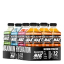 ELECTROMAX SUERO - Zero Sugar Electrolyte 음료 - 12-Pack Mix (21.3 Fl Oz 각), 스포츠, 회복 및 일일 사용을위한 하이드로션 - 마그네슘, 칼륨, 아연, 칼슘 - Zero Calories. (믹스 팩)