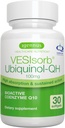 Igennus 진보된 VESIsorb Ubiquinol 100mg 30 Softgel, 600% 생물 분해성, 에너지 & 심장을 위한 빠른 수용성 Coenzyme Q10 보충교재, 1 달 공급