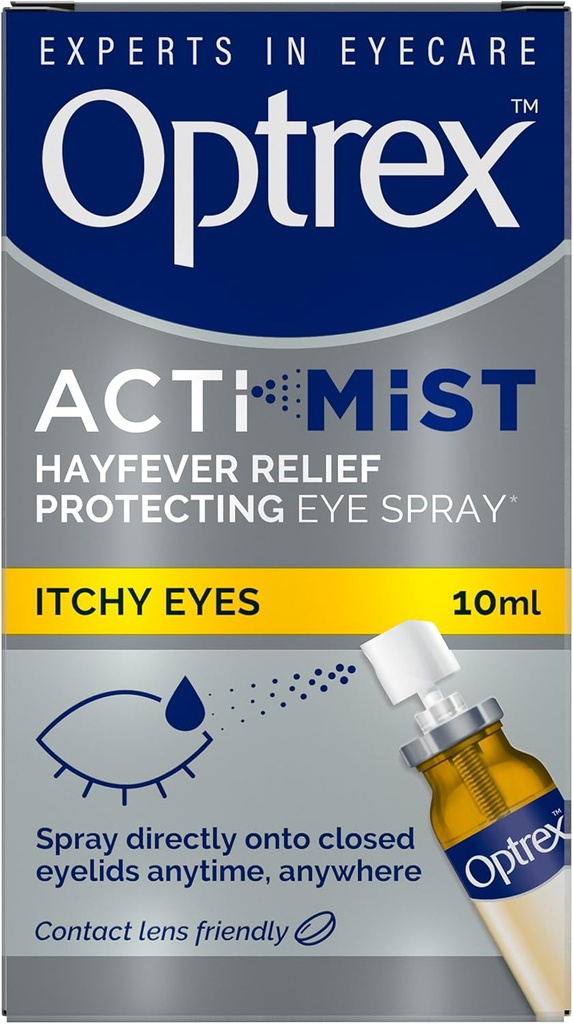 Optrex ActiMist 2-in-1 아이 스프레이 Itchy Plus Watery Eyes - 10 ml Optrex