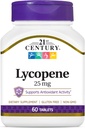 21 세기 Lycopene 25 mg 정제, 60 조사 (22400)