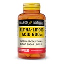 SON NATURAL 알파 Lipoic 산 600mg 서빙 당, 글루텐 자유로운 ALA 보충교재, 30의 캡슐