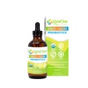 LiviaOne 매일 액체 프로 바이오 틱스, USDA 인증 유기 프로 바이오 틱스, Allergen- 및 Gluten-Free Vegan Probiotic for Women and Men, Non-GMO 및 Raw, 4 Fl Oz (팩 1)