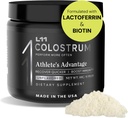 Lactoferrin Biotin 아연 & 비타민 D를 가진 L11에 의하여 Colostrum 보충교재 | Peak Athletic 건강을 위한 Bovine Colostrum 분말, Gut 건강, 근육 & 면역 지원 | 1500mg Colostrum - unflavored 30의 서빙