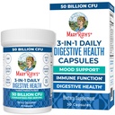 MaryRuth's 3-in-1 Probiotics for Digestive Health | Prebiotic & Postbiotic | 여성과 남성을 위한 Gut Health Supplement | 23개의 독특한 Strains | 면역 지원 | 50억 CFU | 30개