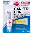빨간 교차하는 Canker Sore 약물 - 0.25 Oz (포장 월병)