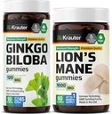 BIO KRAUTER Ginkgo Biloba 90 구미 & 사자 Mane 60 구미