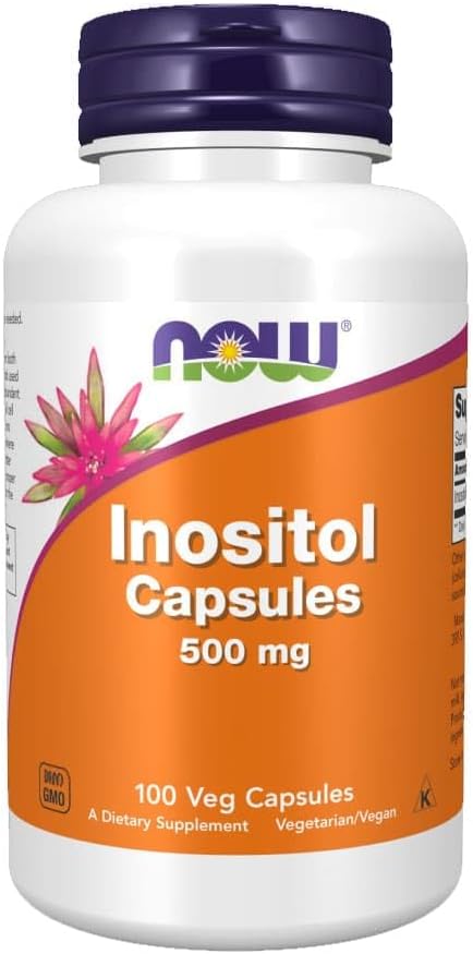 지금 음식 - Inositol 캡슐 500 mg 100 모자