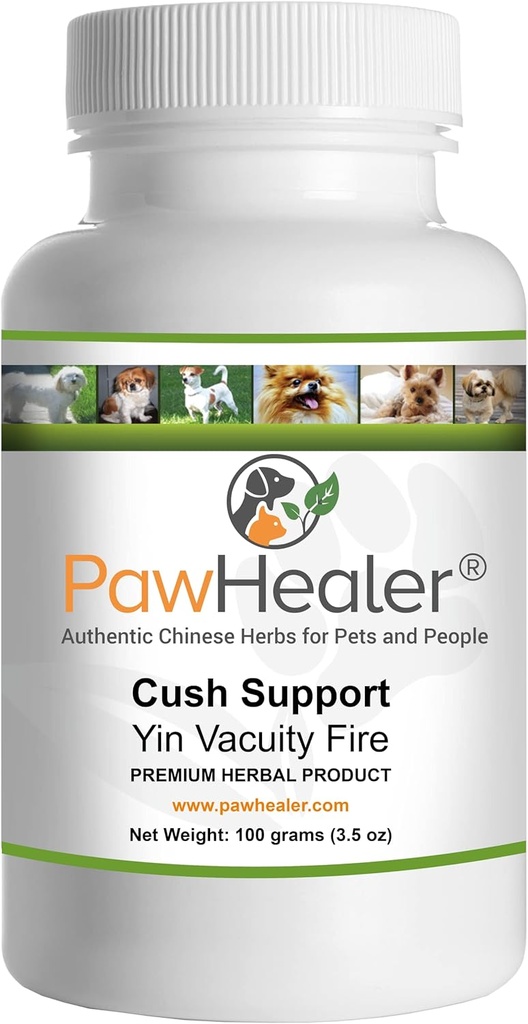 PawHealer Adrenals: Yin Vacuity Fire를 위한 Cush 지원 - Cushings의 증상을 위한 초본 Remedy