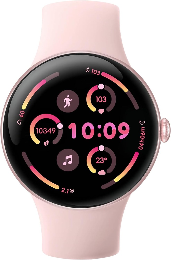 여성 남성용 스마트 워치 [1.43'' AMOLED Display], 건강/Sleep/Stress/Fitness Tracker, Bluetooth Call, 7-Day Battery, 220+ Watch Faces, 100+ Movement Mode, 3ATM 방수 Smartwatch for Android iOS