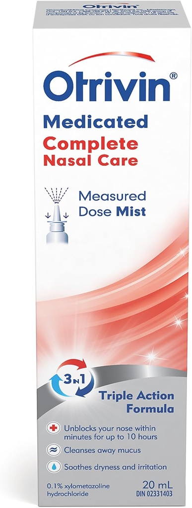 Otrivin Medicated 완전한 Nasal 배려 (Spray) (Measured Dose Mist)
