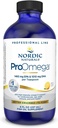 북유럽 자연 ProOmega 액체, 레몬 맛 - 8 온스 - 2840 mg 오메가-3 - EPA 및 DHA와 높은 효능 생선 기름 - 뇌, 눈, 심장, & 면역 건강 증진 - Non-GMO - 48 서빙