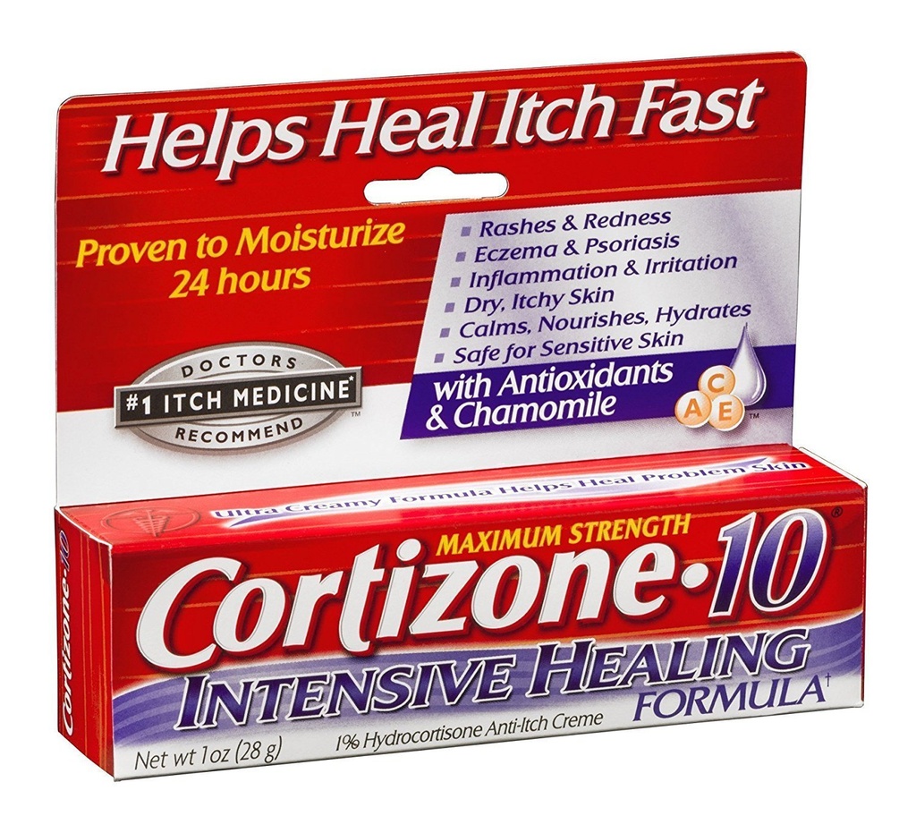 Cortizone 10 집중 치료 공식 반대로 Itch 크림, 1 Ounce 각각, 6의 팩