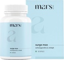 Mars Surgemax Natural Capsules with Shilajit & Safed Musli | 에너지, 힘 및 면역성이 지원 | Active Lifestyle | 60 캡슐 | 1 팩