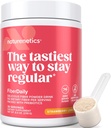 FiberDaily Delicious 섬유 분말 - 유기 Psyllium Husk, Agave Inulin & Sunfiber® Guar Gum Strawberry Lemonade 음료, 설탕 무료, 수용성 섬유, Prebiotic 섬유 보충교재, 채식주의자, 1 달 공급