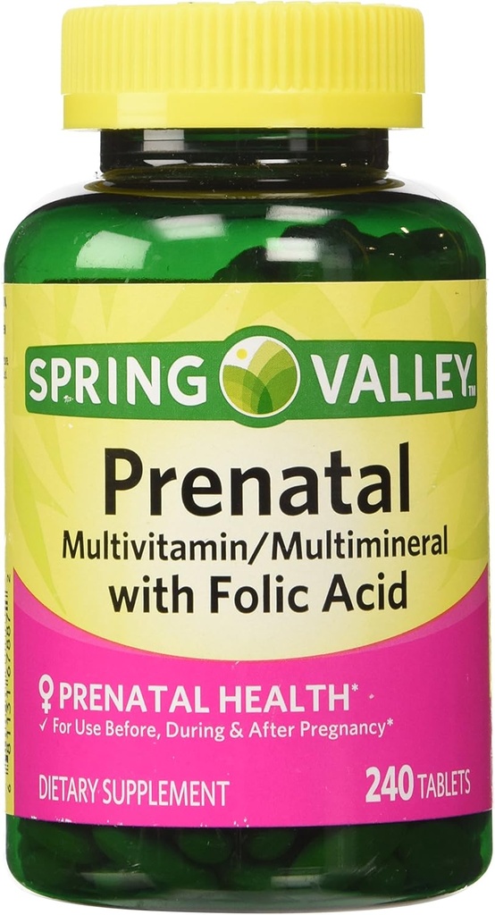 스프링 밸리 Prenatal Multivitamin, 240 정제