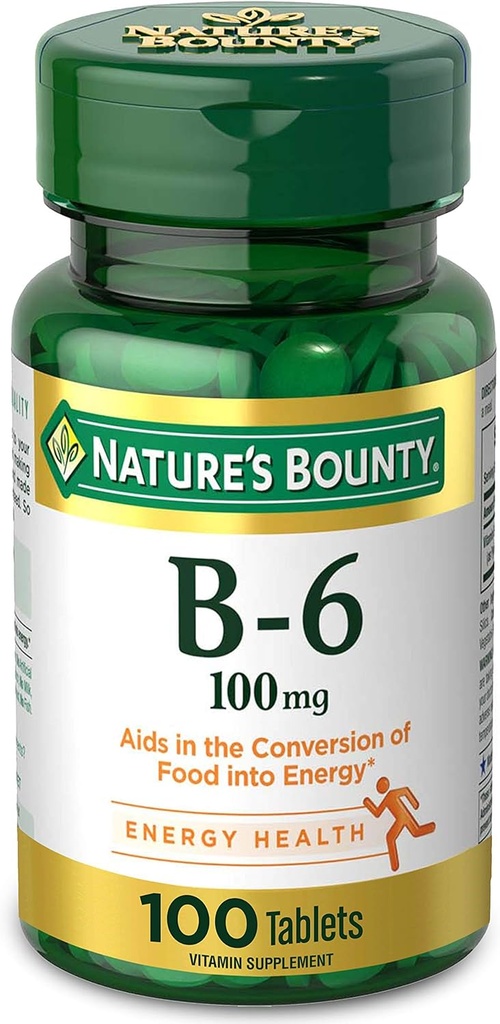 자연?s 현상 비타민 B6, 100mg, 정제, 100 Ct..