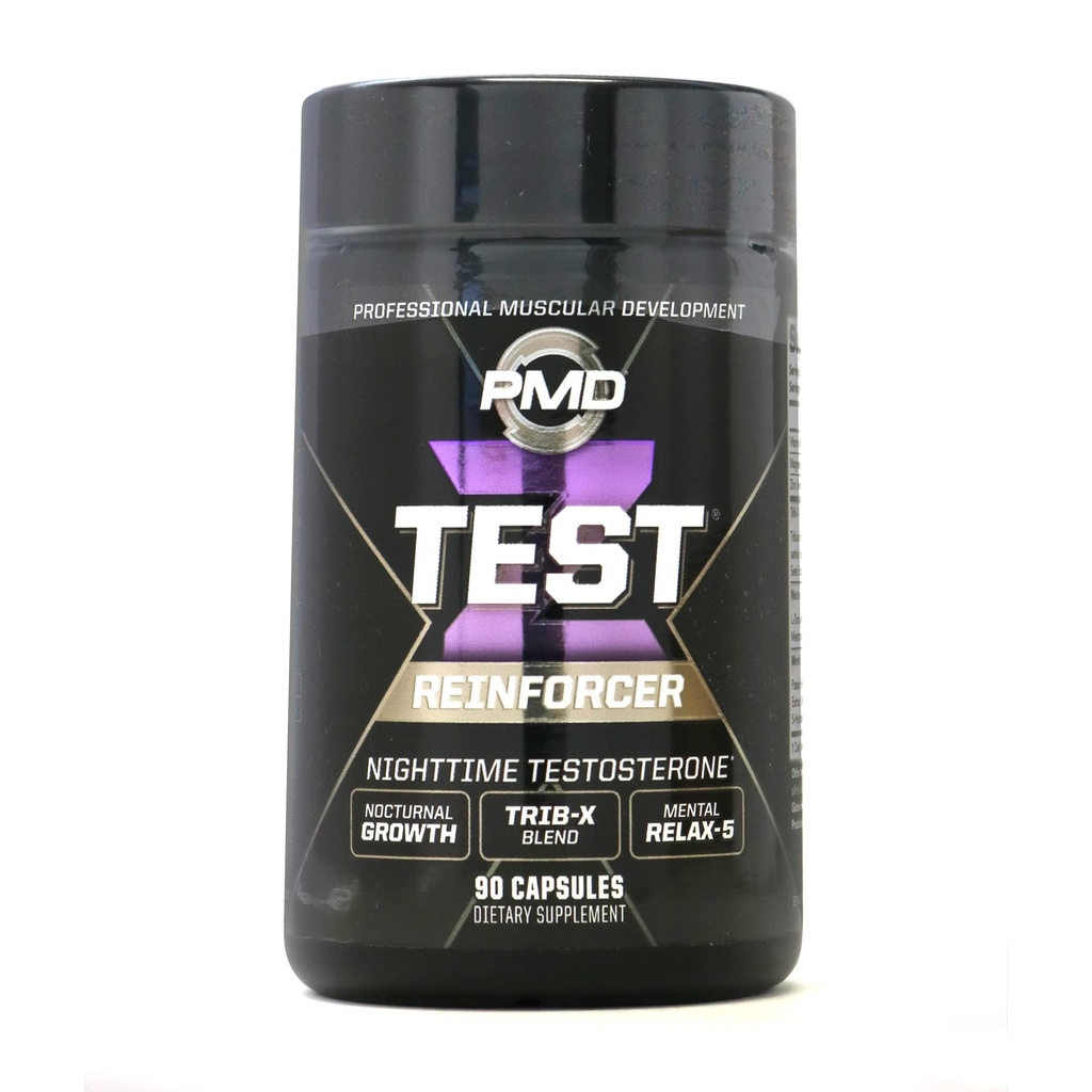 PMD Sports Z-Test Nighttime 테스토스테론 지원 - 최대 신진 대사 효력을 위한 잠 Inducer와 Relaxation - 근육 회복, 증가 근육 성장을 개량하십시오 - 90의 캡슐