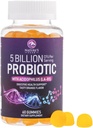 Probiotic Gummies 5 억 CFU - 여성, 남성 및 청소년을위한 일일 프로 바이오 틱 거미 보충 - 자연 소화 건강, "좋은" Gut & Immune 지원 6 Pro Biotic Strains - 오렌지 맛 - 60 조사