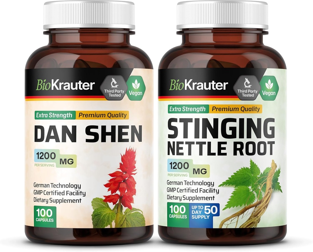 BIO KRAUTER Dan Shen 100 캡슐 & 스팅 Nettle 100 캡슐