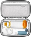아이와 성인을 위한 Asthma Inhaler를 위한 RLSOCO 휴대용 케이스, 장치, 마스크 및 다른 부속품을 위한 Inhaler Spacer 여행 케이스 (사례 전용)