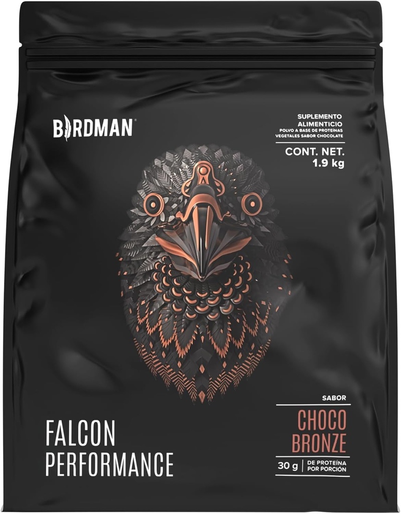 BIRDMAN Falcon 성능 프리미엄 스포츠 단백질 분말 플러스 크레아틴, 31g 단백질 및 5g 크레아틴, 염증 없음, 여드름 없음, 초콜릿 맛 | 1.9Kg