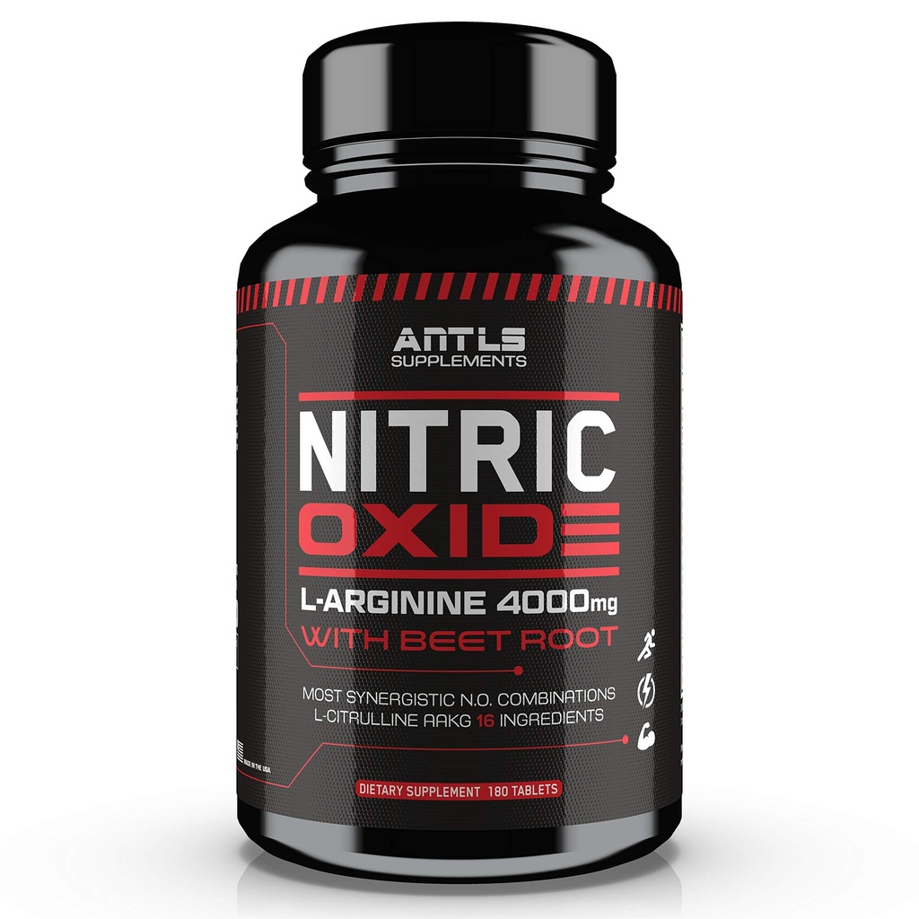 산화 질소 보충교재 승압기 Complex L 아르기닌 4000mg, L Citrulline, AAKG, Beet 뿌리, 전 운동 알약, 근육 Bulider, 성장, 펌프, 180의 캡슐