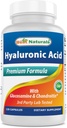 최고의 자연 Hyaluronic 산 100 mg 120 캡슐 - 건강한 합동과 유년한 피부를 지원 (859375002702)